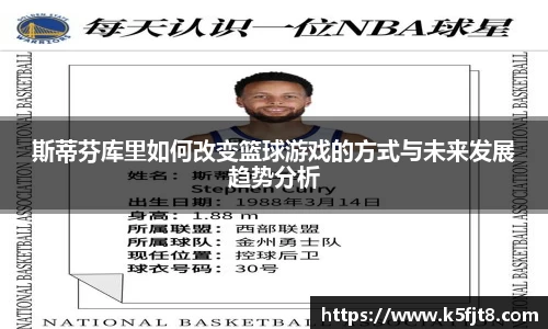 斯蒂芬库里如何改变篮球游戏的方式与未来发展趋势分析